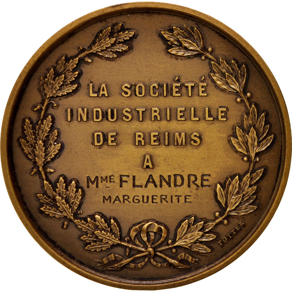 Francja, Medal, La Société Industrielle de Reims, Biznes i przemysł, Brenet