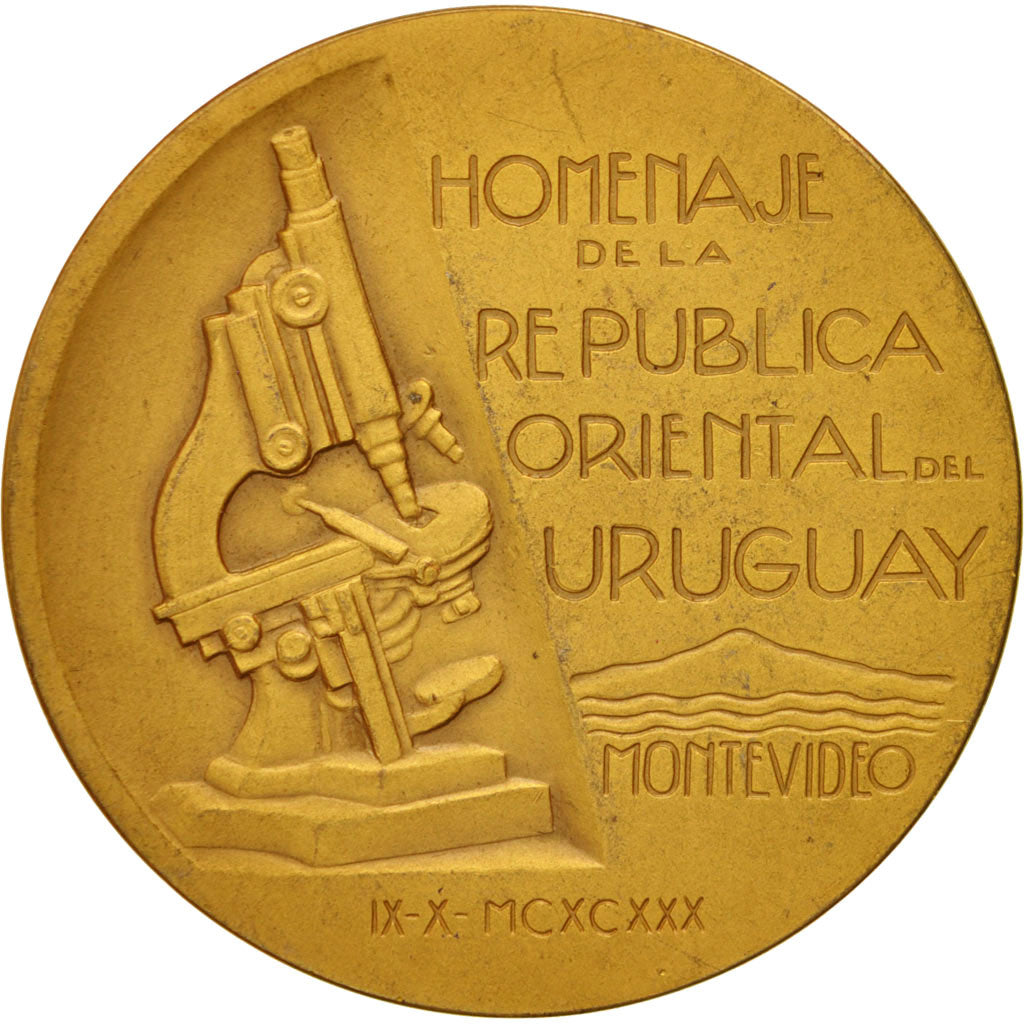 Uruguay, Dr Roux, Medicine, Medal, TTB+, Bauza, Bronze, 44