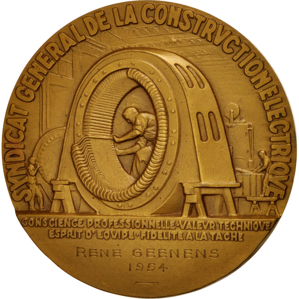 France, Medal, Syndicat Général de la Construction Electrique, Business &