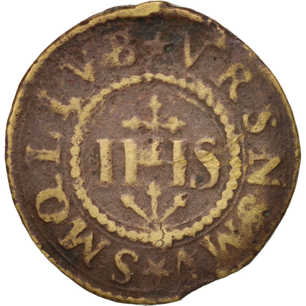 Francia, Medal, token count, Méreau, Poitiers, Abbaye des Bénédictins, 18TH