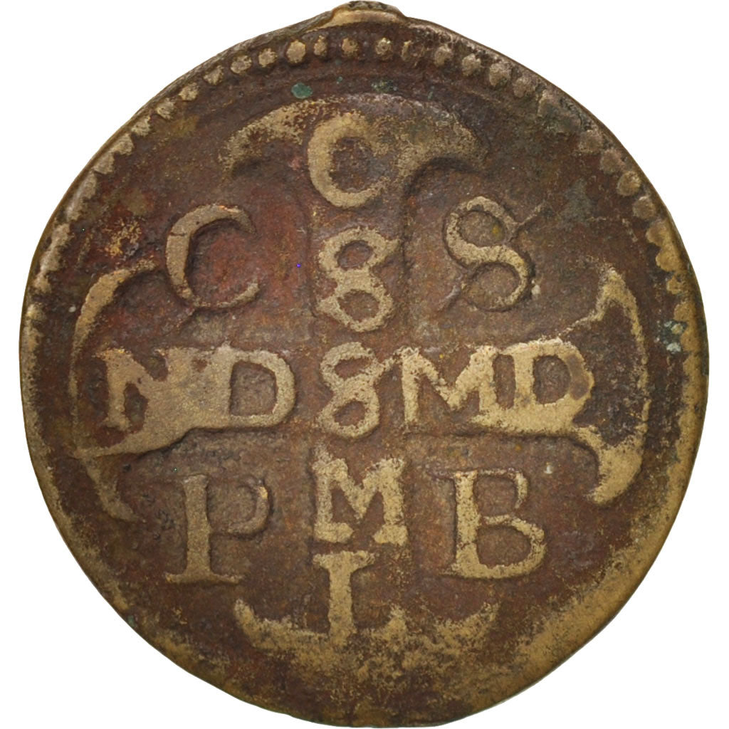 France, token count, Méreau, Poitiers, Abbaye de Moutierneuf, Medal, XVIII