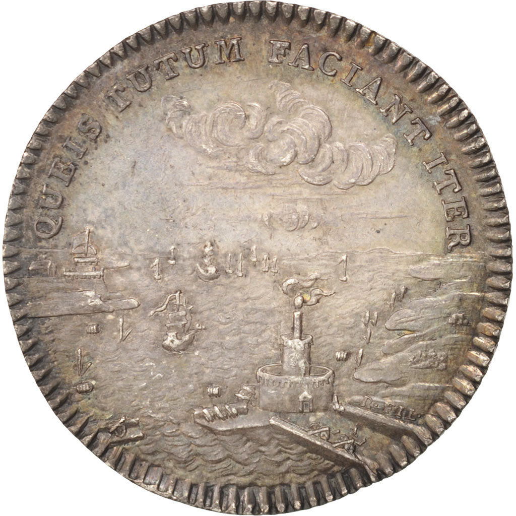 Francia, Token, Trades, Chambre de Commerce de Picardie, 1761, SPL-, Argento