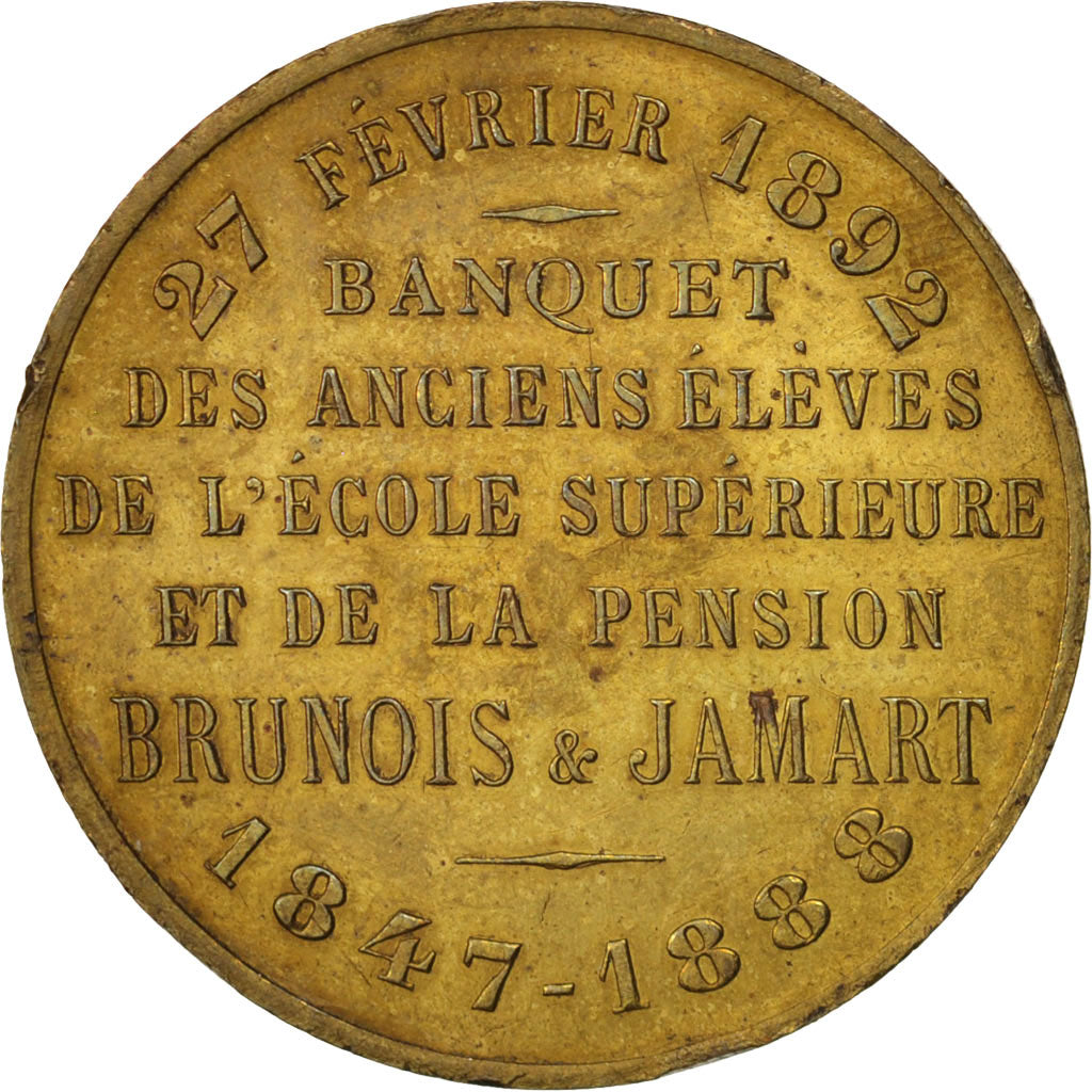 France, Jeton, Club, Pension Brunois et Jamart, Banquet des anciens éléves