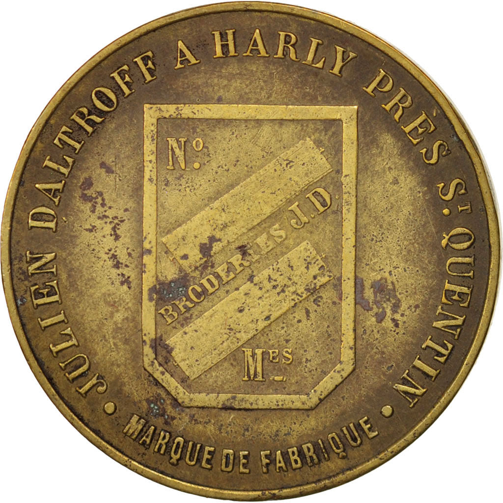 France, Medal, Industry, Julien Daltroff à Harly, Saint Quentin, AU(50-53)