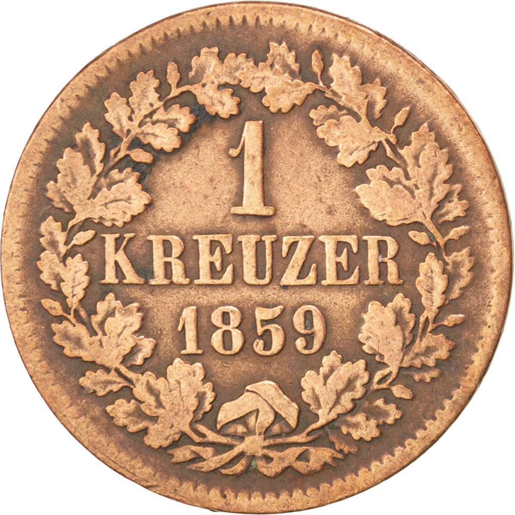 GERMAN STATES, 12 Grote, 1/6 Thaler, 1859, KM #242, VF(30-35), Silver, 22, 4.14