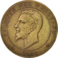 France, Token, Royal, Philippe Duc d'Orléans, 1900, AU(50-53), Brass