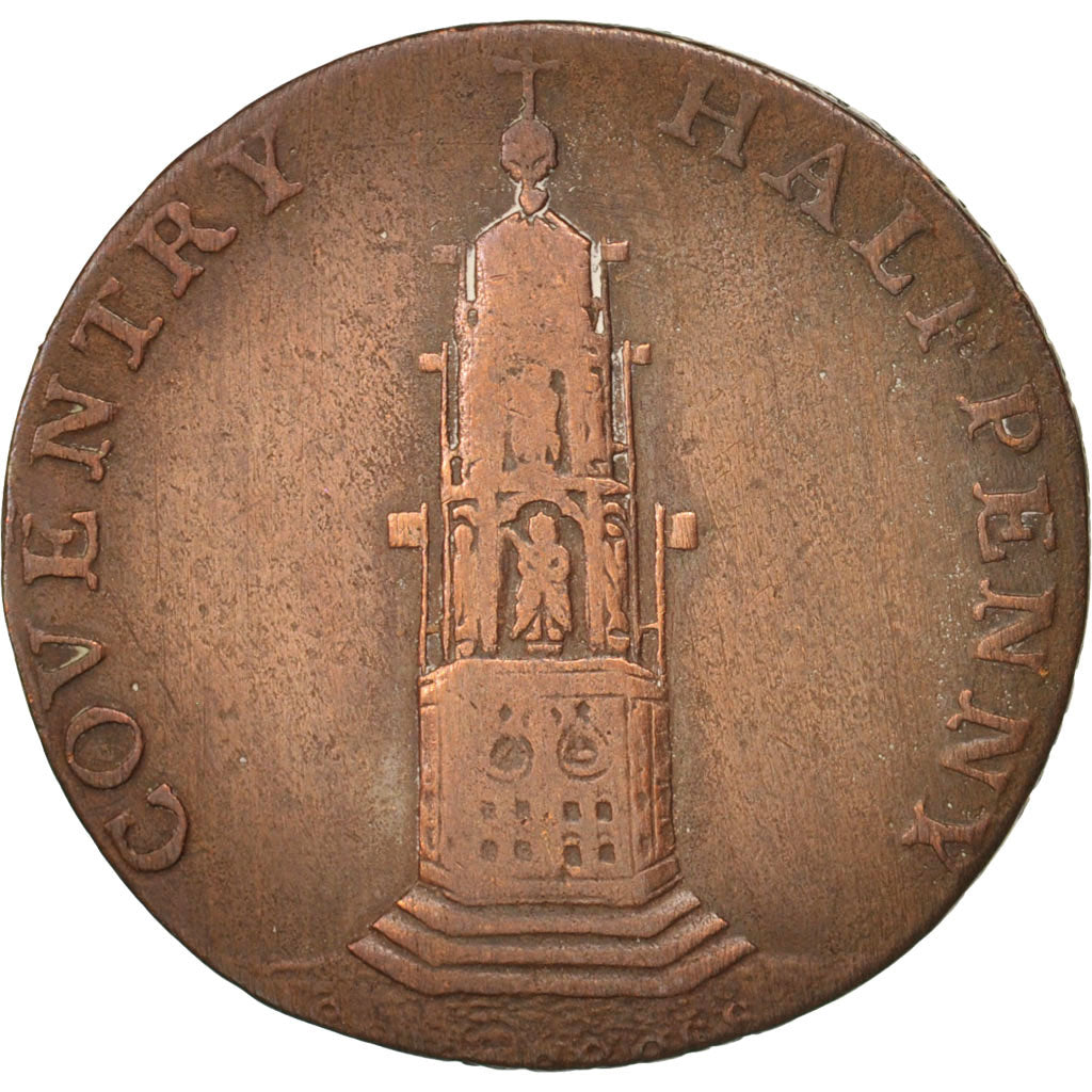 United Kingdom , Great-Britain, Coventry Lady Godiva Halfpenny, Token, 1794