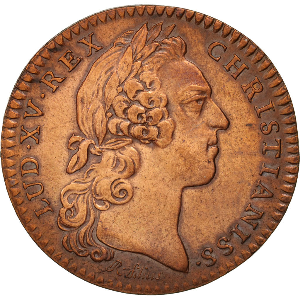 France, Royal, Corps Royal de l'Artillerie et du Génie, Louis XV, Token, 175...