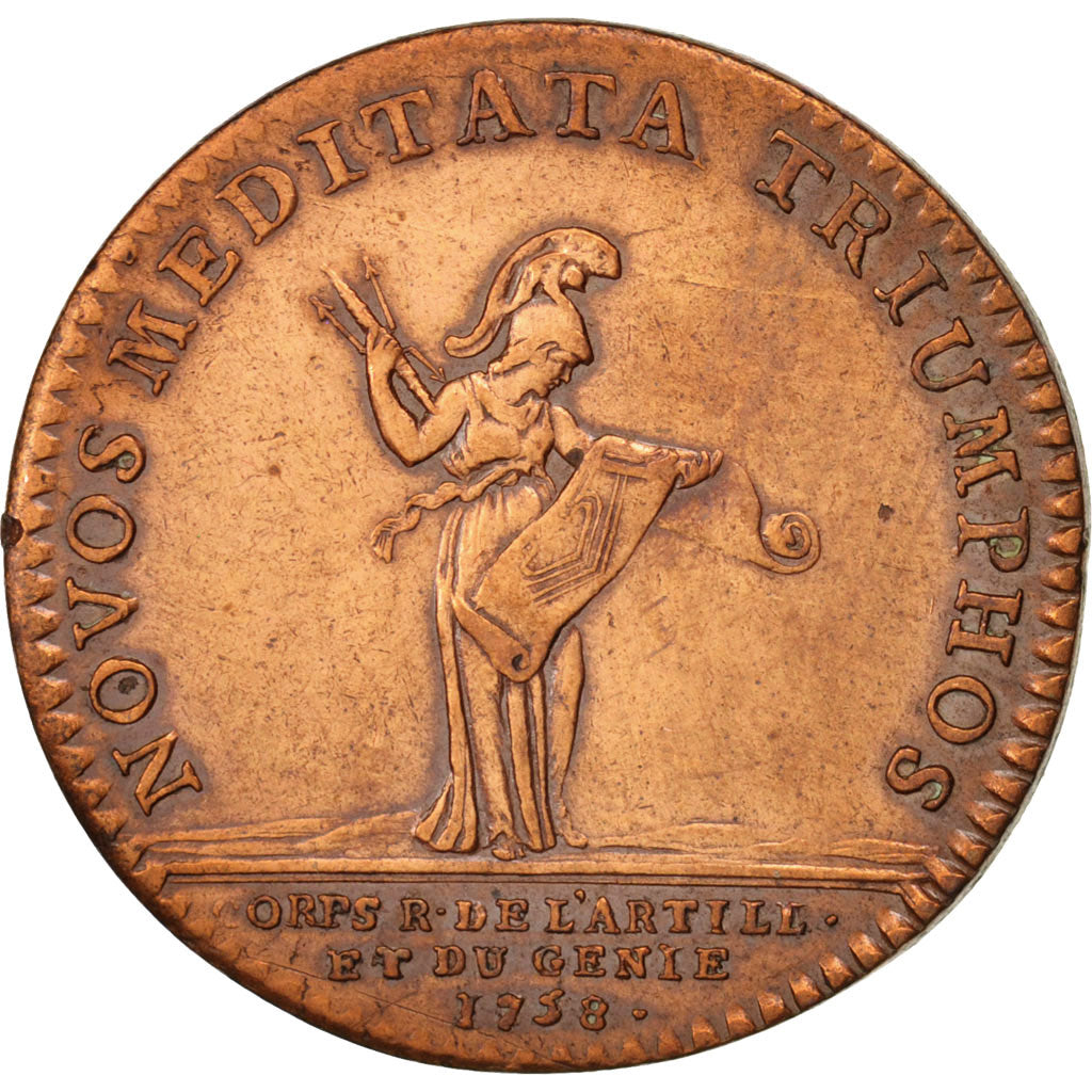 France, Royal, Corps Royal de l'Artillerie et du Génie, Louis XV, Token, 175...