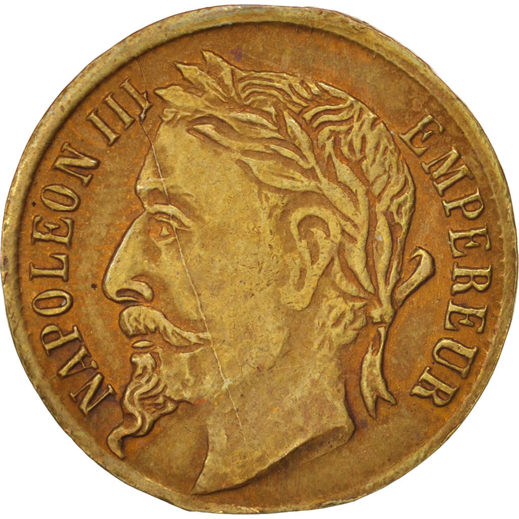 France, Token, Second Empire, Napoléon III, AU(50-53), Brass