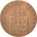 Stati tedeschi, PRUSSIA, Friedrich Wilhelm IV, 3 Pfennig, 1844, Aurich, BB+,...