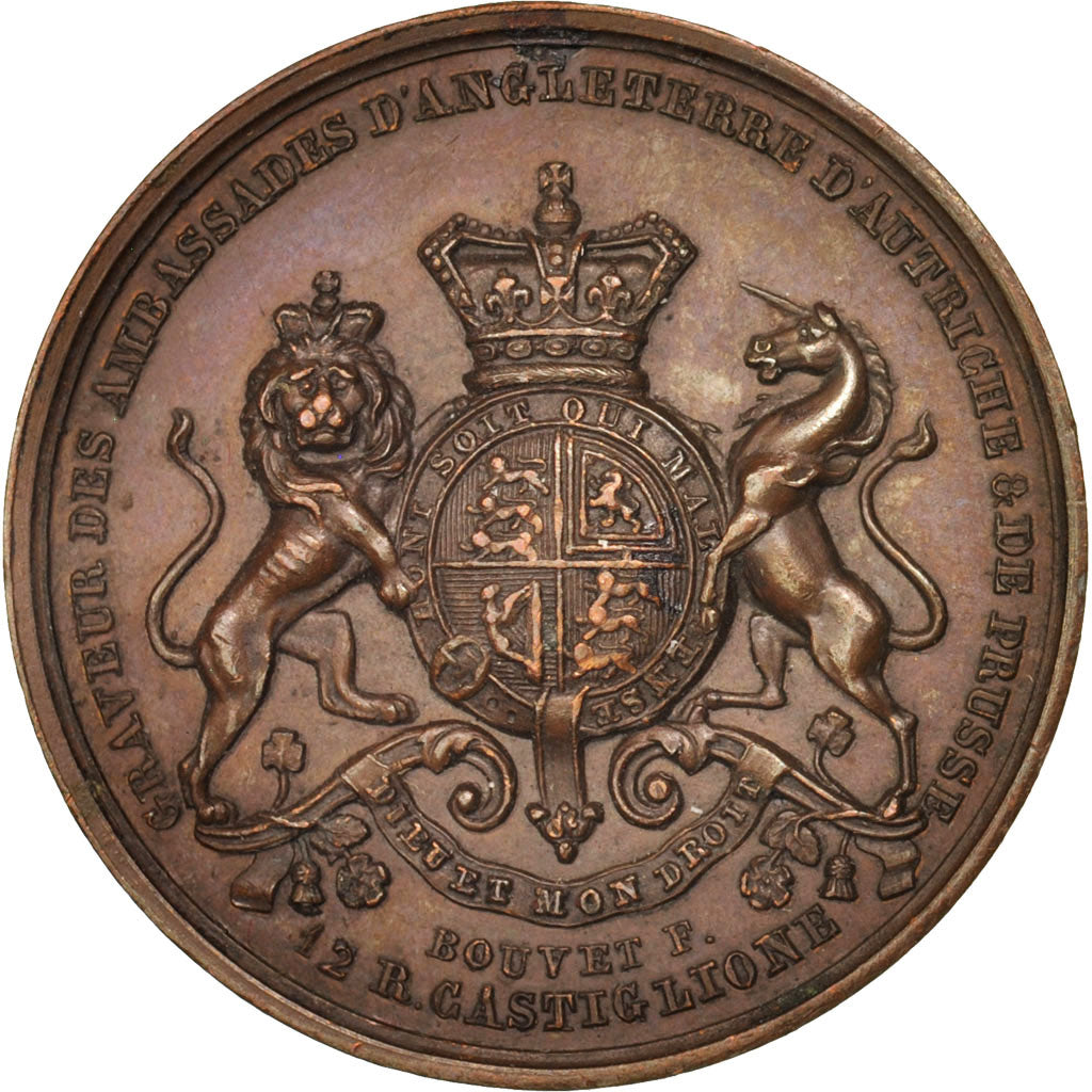 France, Token, Trades, Graveur Bouvet, AU(55-58), Bronze