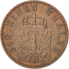 GERMAN STATES, Pfennig, 1860, Berlin, KM #451, AU(55-58), Copper, 17.5, 1.47