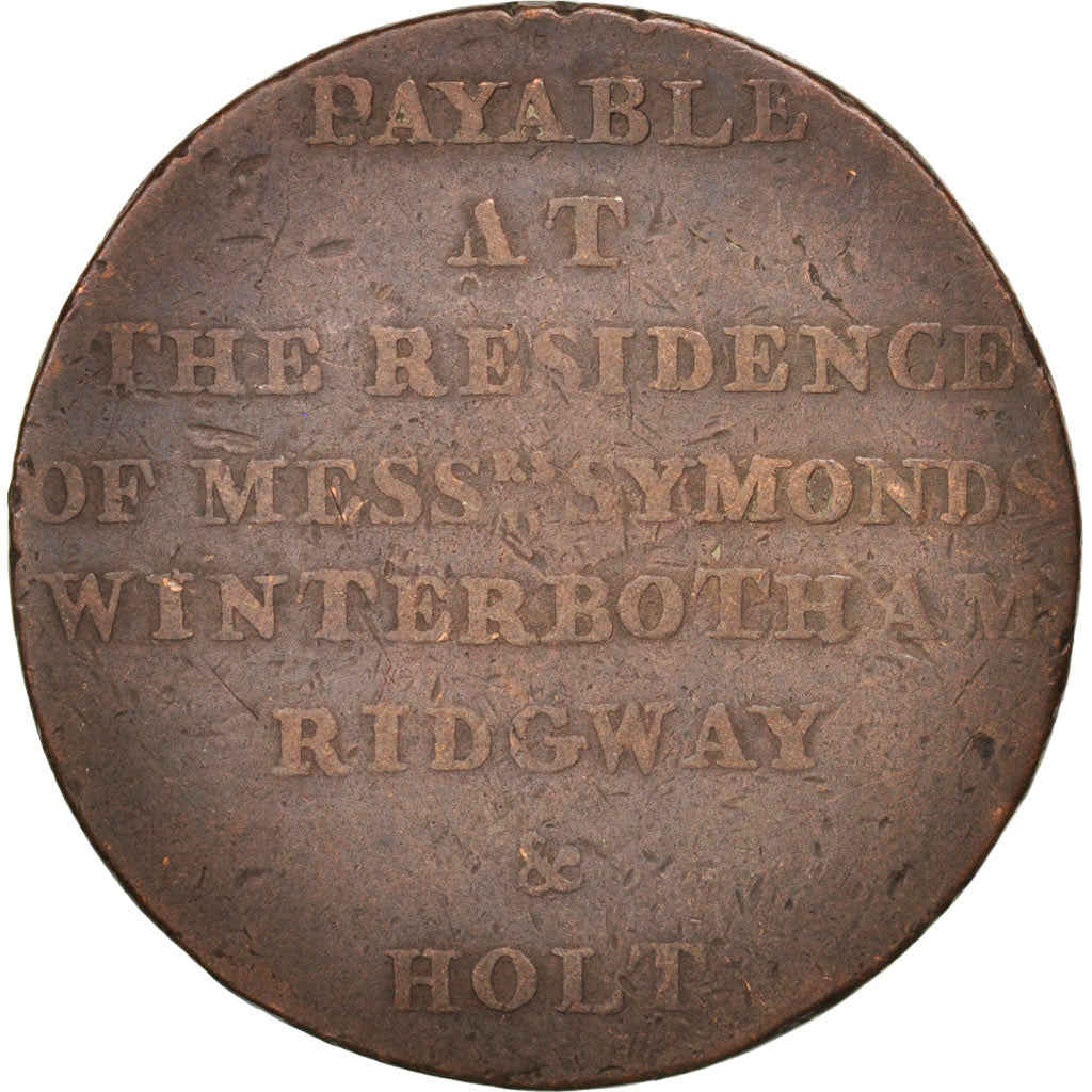 United Kingdom , Great-Britain, Newgate Prison, Token, 1794, VF(30-35), Copper