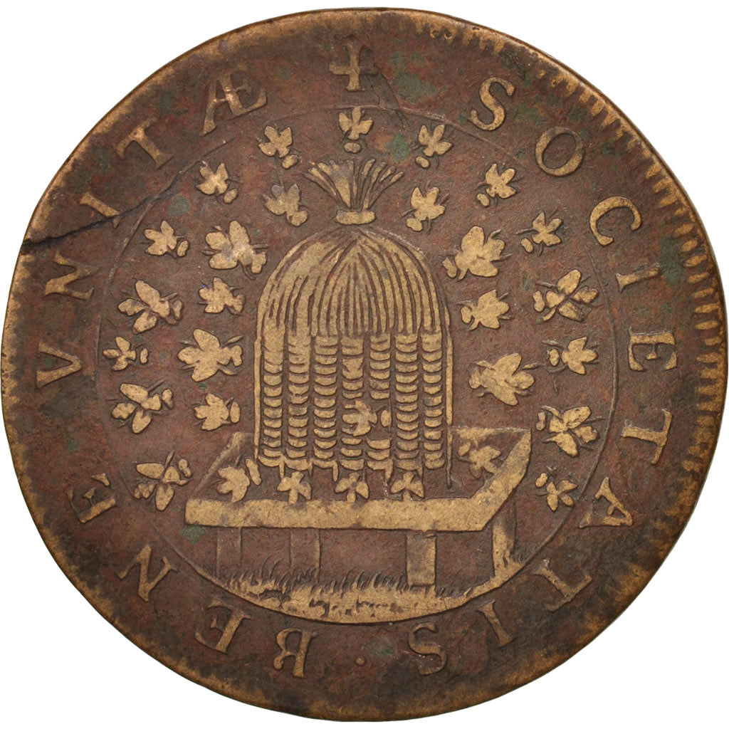 Frankreich, Token, Royal, Corporation des marchands de Paris, SS, Kupfer
