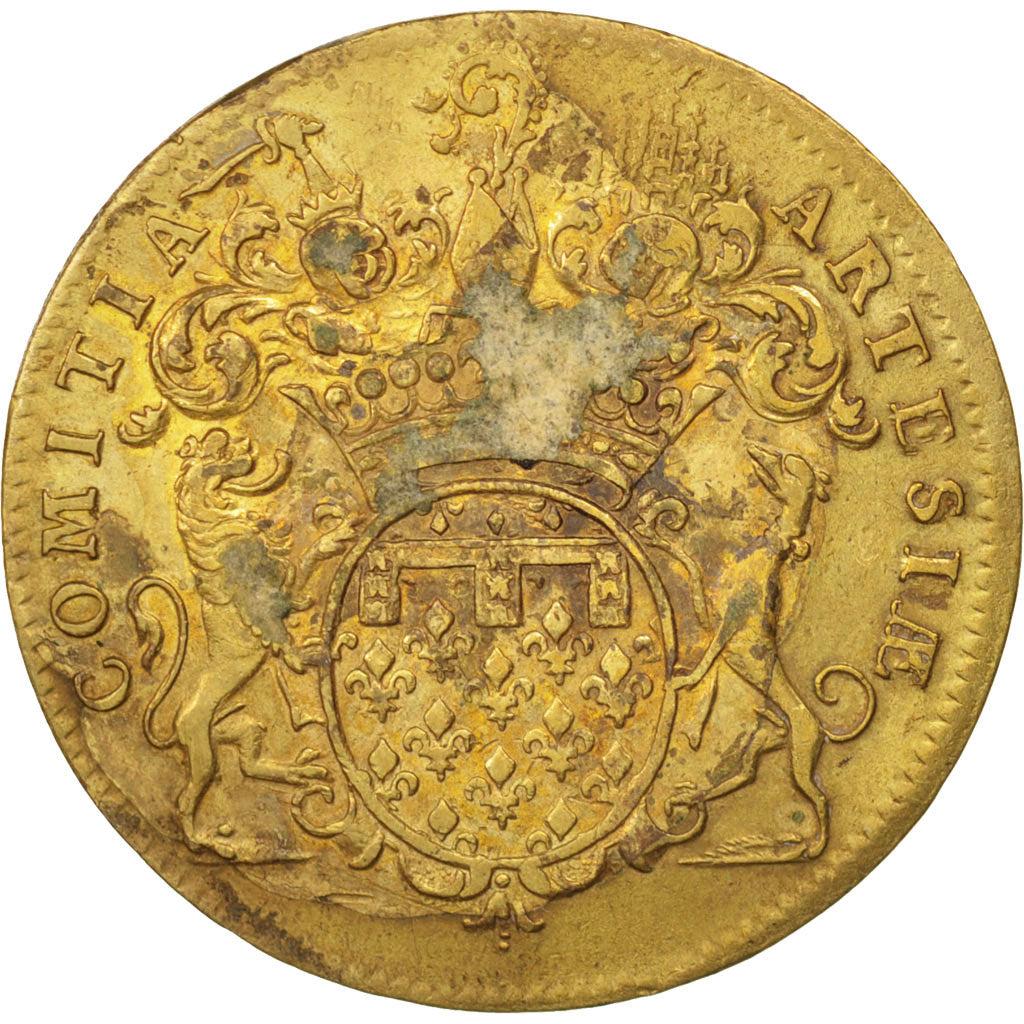 Frankreich, Token, Royal, États d'Artois, Louis XV, S+, Messing
