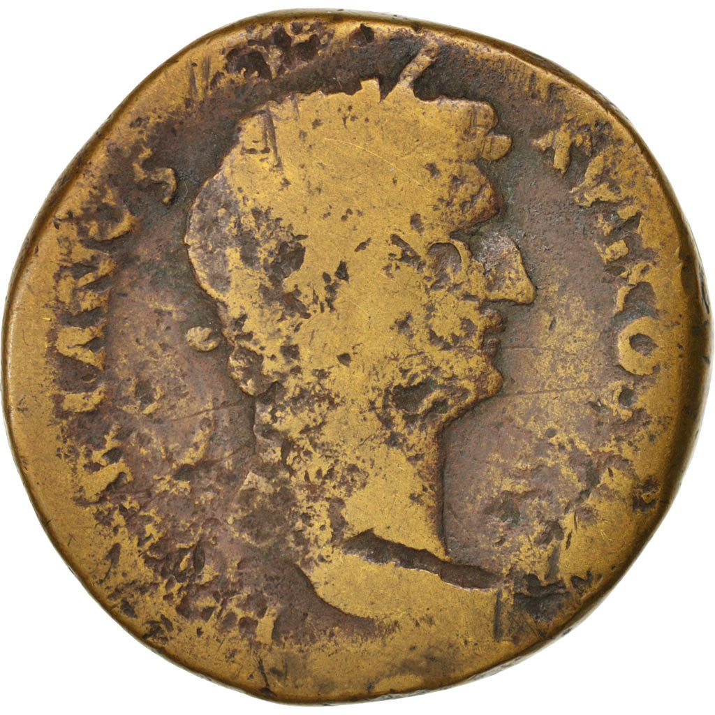 Hadrian, Sestertius, Roma, F(12-15), Copper