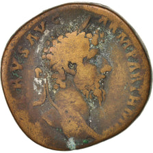 Lucius Verus, Sestertius, 166, Roma, VF(30-35), Copper, RIC:1443