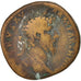 Lucius Verus, Sestertius, 166, Roma, VF(30-35), Copper, RIC:1443