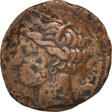 Carthage, Zeugitane, Shekel, 330 AV JC, Carthage, VF(20-25), Bronze, SNG Cop:162