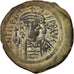 Moneda, Maurice Tiberius, Follis, Constantinople, MBC, Cobre, Sear:518