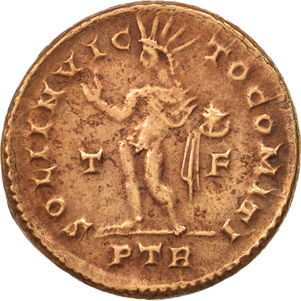 Constantine I, Follis, , Trier, AU(50-53), Copper, RIC:866