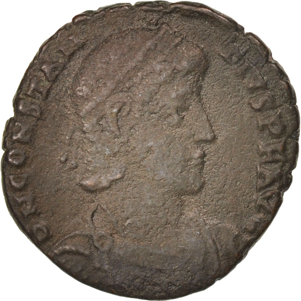 Coin, Constantius II, Nummus, 348-350, Nicomedia, VF(30-35), Copper, RIC:65