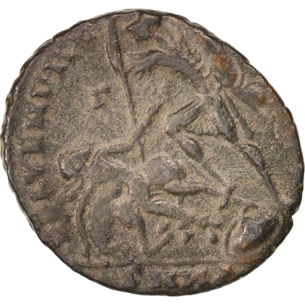 Coin, Constantius II, Nummus, 348-350, Nicomedia, VF(30-35), Copper, RIC:65