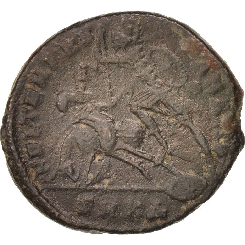 Coin, Constantius II, Follis, Kyzikos, EF(40-45), Copper, RIC:104