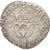Moneta, Francja, Douzain aux croissants, 1552, La Rochelle, VF(20-25), Bilon