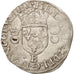 Munten, Frankrijk, Douzain aux croissants, 1549, Rouen, ZF, Billon, Duplessy:997