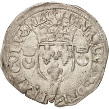 Münze, Frankreich, Douzain aux croissants, 1549, Rouen, SS, Billon