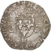 France, Douzain aux croissants, 1550, La Rochelle, VF(30-35), Billon