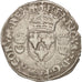 France, Douzain aux croissants, 1550, La Rochelle, VF(30-35), Billon