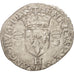 France, Douzain aux croissants, 1550, La Rochelle, VF(30-35), Billon