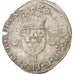 Munten, Frankrijk, Douzain aux croissants, 1550, La Rochelle, FR+, Billon