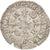 Moneda, Francia, Douzain aux croissants, 1551, Rouen, MBC, Vellón, Duplessy:997