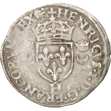 Moneta, Francia, Douzain aux croissants, 1554, La Rochelle, BB, Biglione