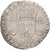 Moneda, Francia, Douzain aux croissants, 1552, Lyons, MBC, Vellón, Duplessy:997