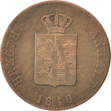 Munten, Duitse staten, ANHALT-BERNBURG, Alexander Carl, 3 Pfennige, 1840, ZF