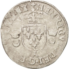 Monnaie, France, Douzain aux croissants, 1554, Paris, TTB, Billon, Duplessy:997