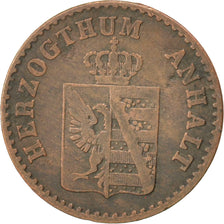 GERMAN STATES, Pfennig, 1856, Berlin, KM #96, EF(40-45), Copper, 1.37