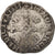 Moneda, Francia, Douzain aux croissants, 1555, Dijon, BC+, Vellón, Duplessy:997