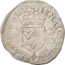France, Douzain aux croissants, 1550, Paris, VF(30-35), Billon, Duplessy:997