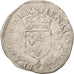 France, Douzain aux croissants, 1550, Paris, VF(30-35), Billon, Duplessy:997