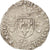 Moneda, Francia, Douzain aux croissants, 1551, Dijon, BC+, Vellón, Duplessy:997