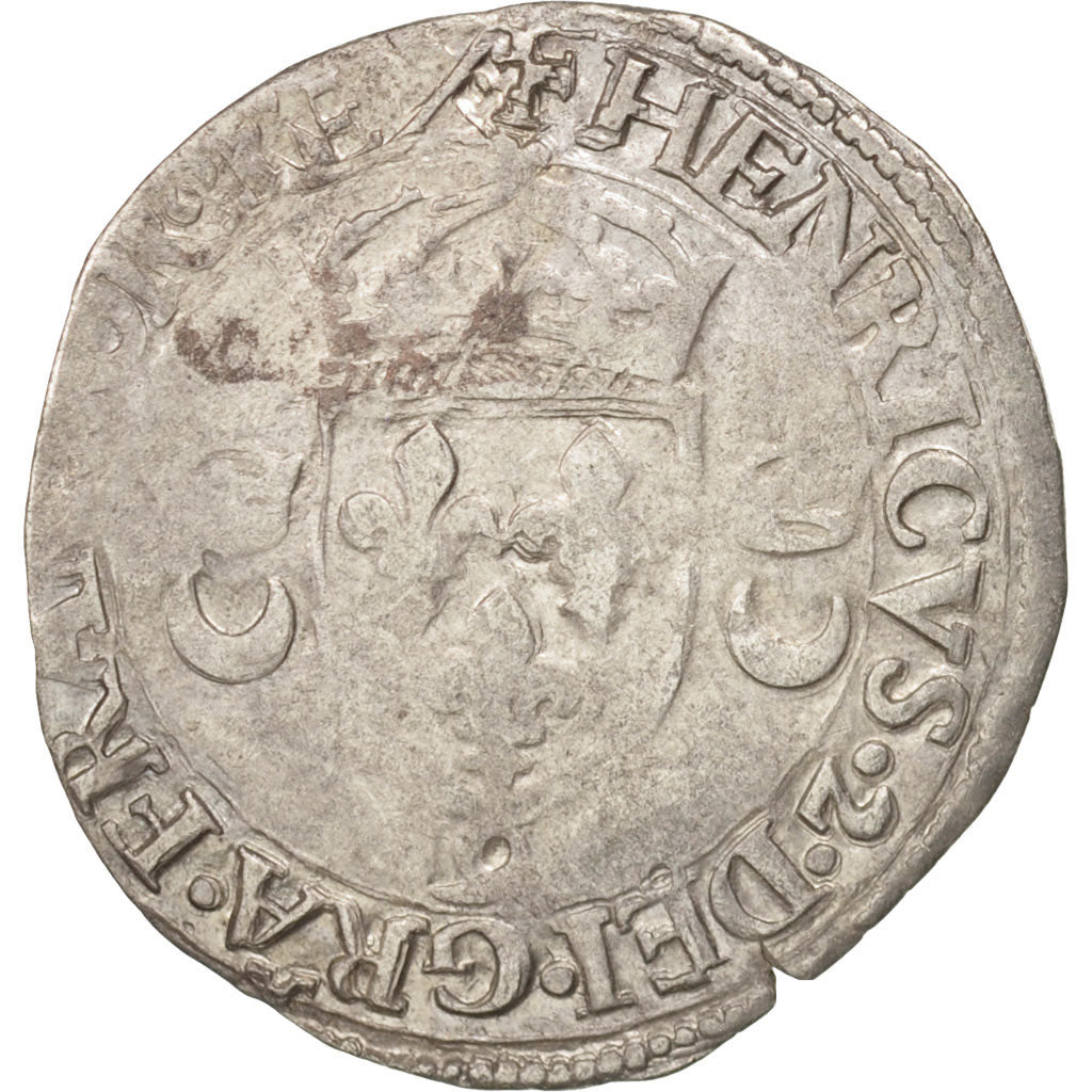 Francia, Douzain aux croissants, 1549, Rennes, MB, Biglione, Duplessy:997