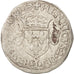 Moneda, Francia, Douzain aux croissants, 1549, Rennes, BC+, Vellón