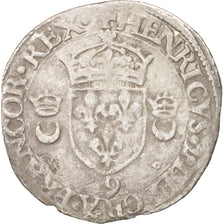 Moneta, Francia, Douzain aux croissants, 1549, Rennes, MB+, Biglione