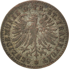 Coin, German States, FRANKFURT AM MAIN, Kreuzer, 1860, EF(40-45), Silver, KM:357
